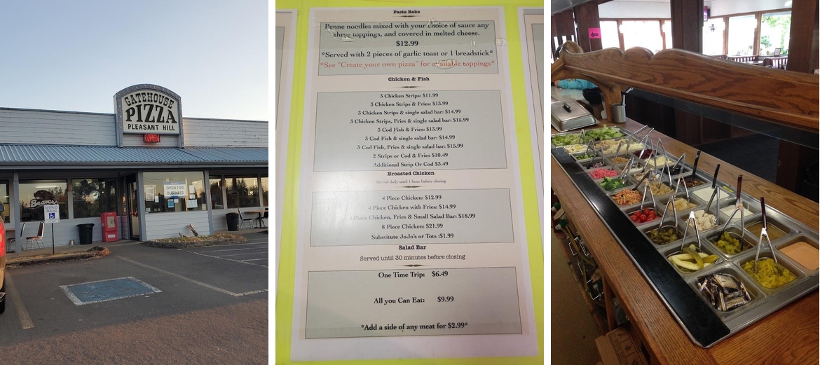 Gatehouse Pizza Menu