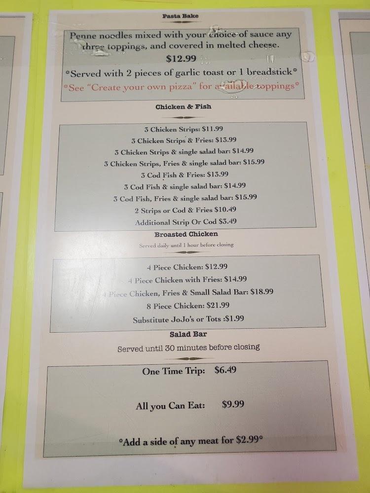 Gatehouse Pizza Menu image 1